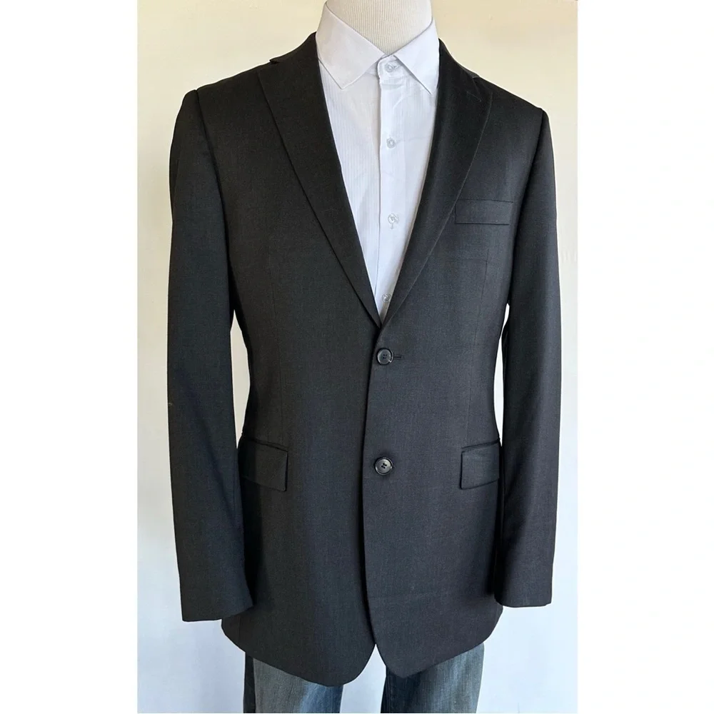HUGO BOSS Mens Blazer Sport Coat Casual Jacket Size 40L Wool Pasolini Movie